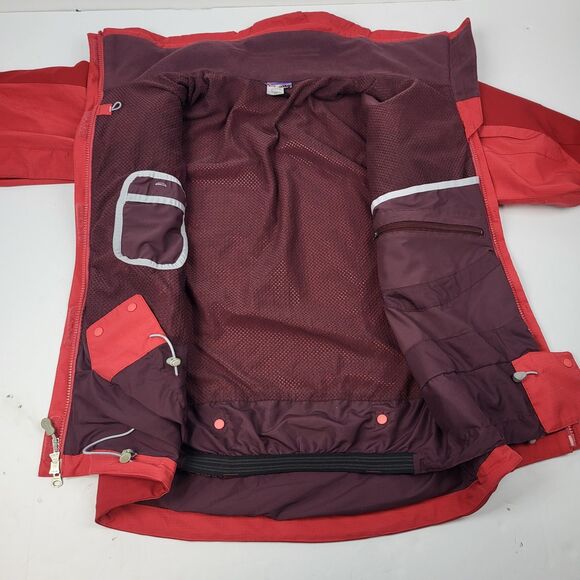 Patagonia Primo Women’s Red Rain Jacket Coat Size XS - Picture 11 of 16